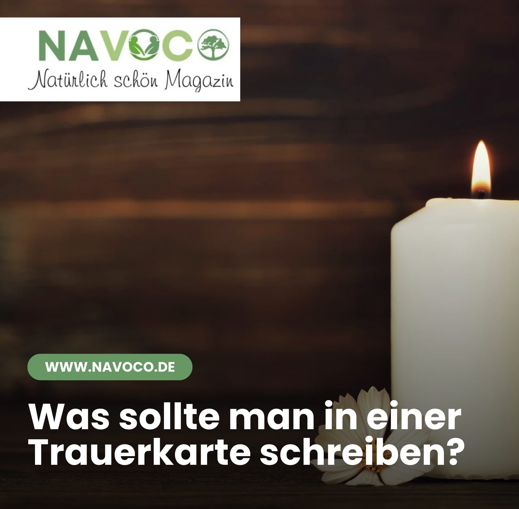 Was sollte man in einer Trauerkarte schreiben?
