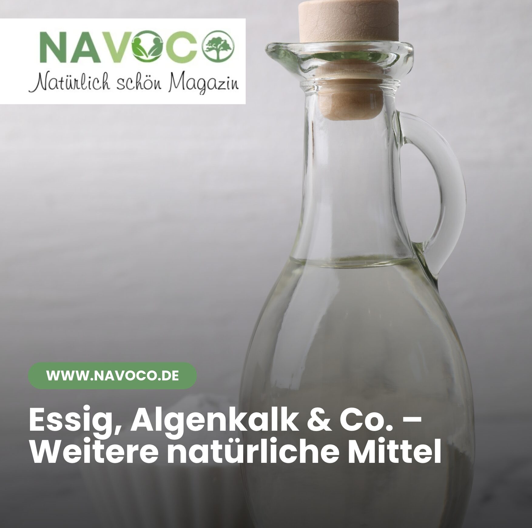 Essig, Algenkalk & Co. – Weitere natürliche Mittel