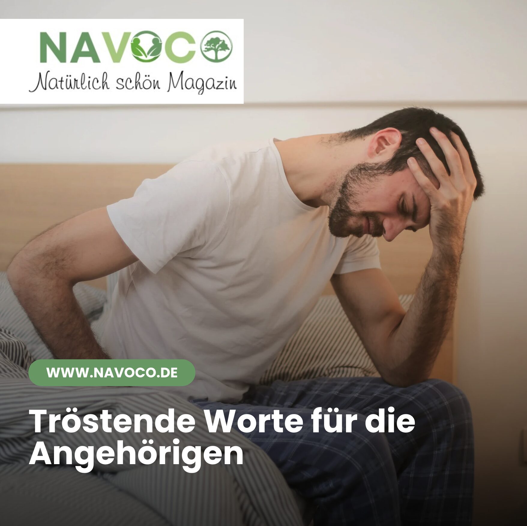 Tröstende Worte für die Angehörigen