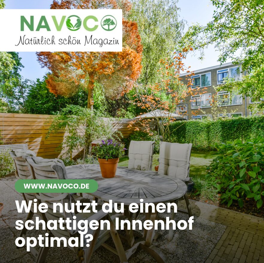 Wie nutzt du einen schattigen Innenhof optimal?