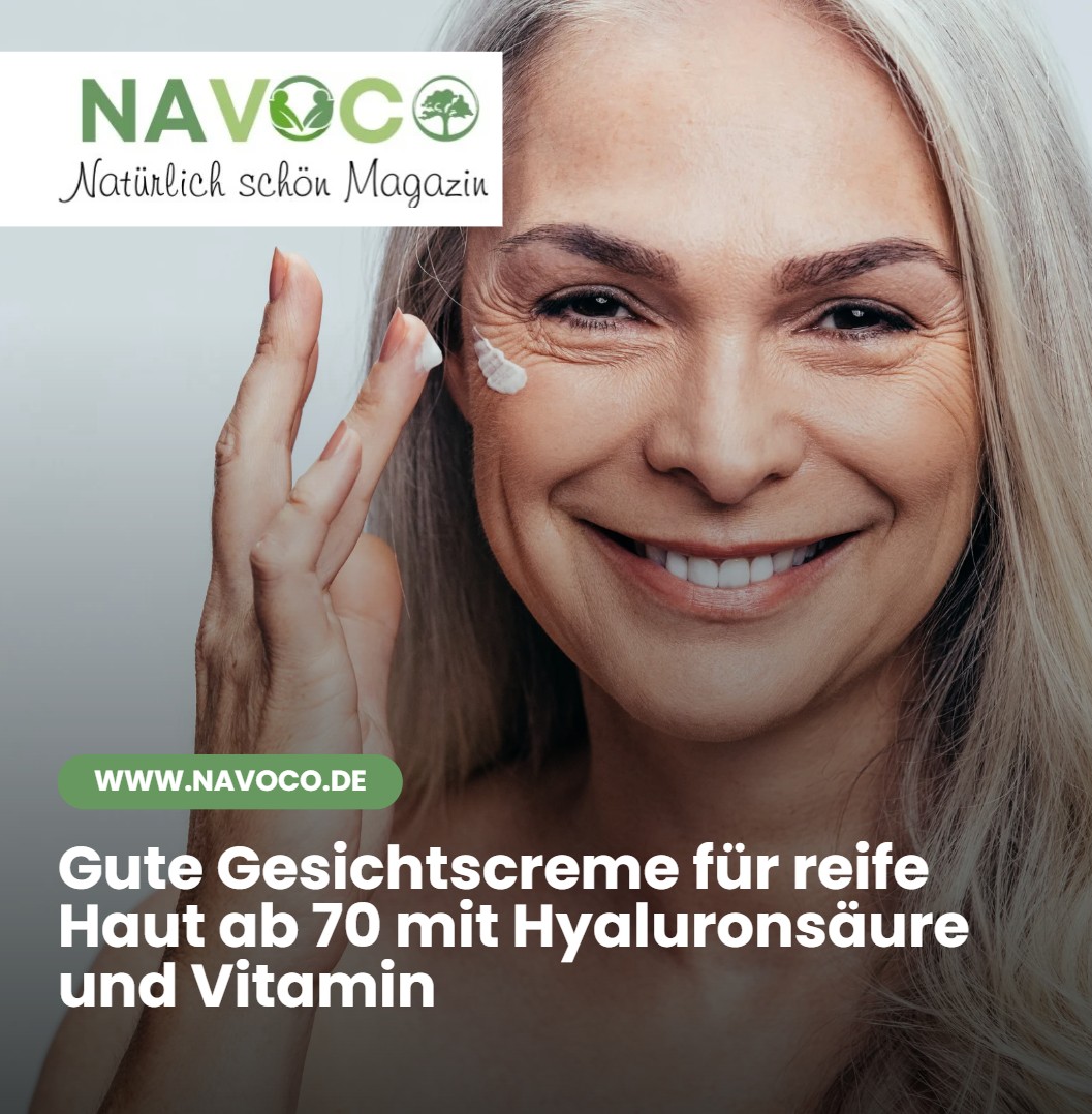 Gute Gesichtscreme für reife Haut ab 70 mit Hyaluronsäure und Vitamin Gute Gesichtscreme für reife Haut ab 70 mit Hyaluronsäure und Vitamin