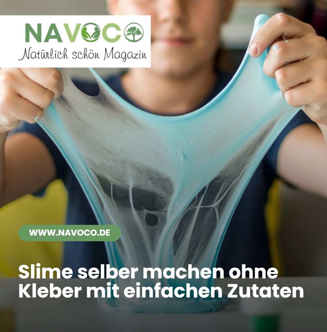 Slime selber machen ohne Kleber mit einfachen Zutaten Slime selber machen ohne Kleber mit einfachen Zutaten