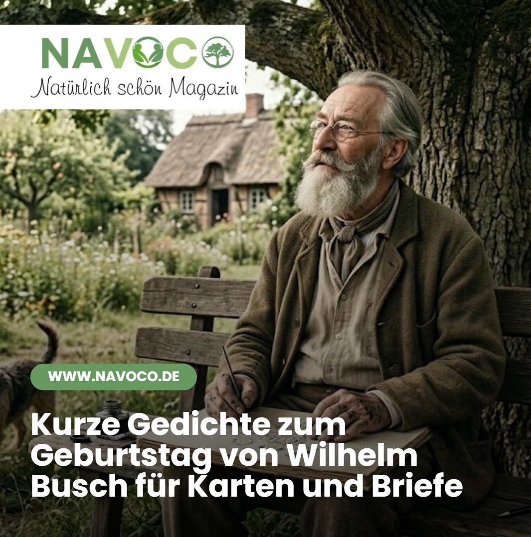 Kurze Gedichte zum Geburtstag von Wilhelm Busch für Karten und Briefe Kurze Gedichte zum Geburtstag von Wilhelm Busch für Karten und Briefe